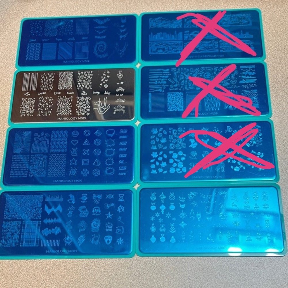 Maniology Nail Art Stamping Plates Bundle of 5